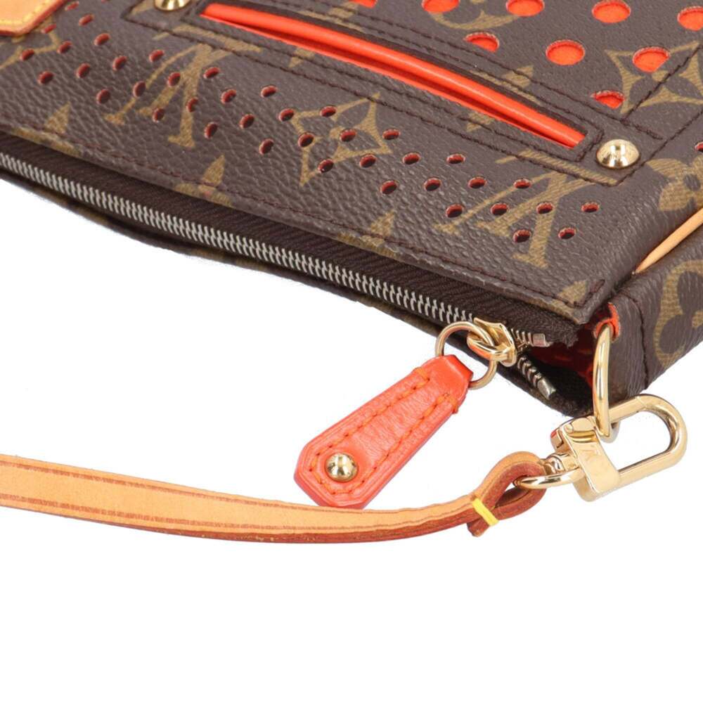 LOUIS VUITTON Authentic Brown Monogram Pochette Bag - Picture 11 of 12